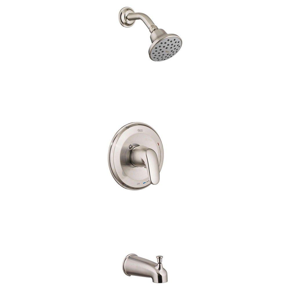 American Standard Brushed Nickel Single Handle Single Bathtub & Shower Faucet Trim Only 