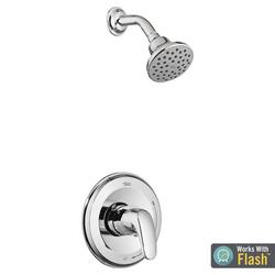 One Handle Single Function Shower Faucet in Polished Chrome (Trim Only)