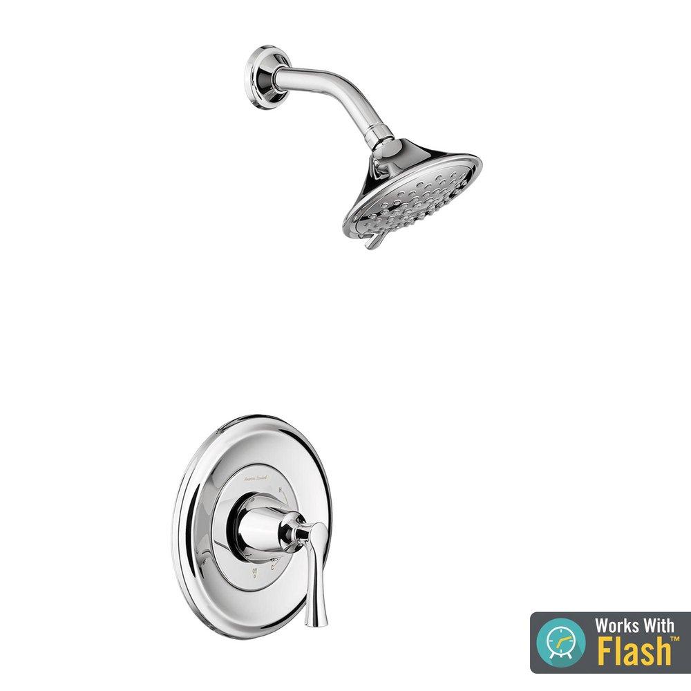 American Standard Polished Chrome Single Handle Multi Shower Faucet Trim Only 