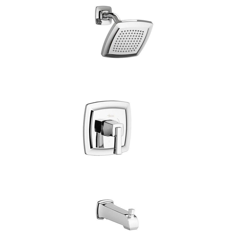 American Standard Polished Chrome Single Handle Single Function Bathtub & Shower Faucet Trim Only 