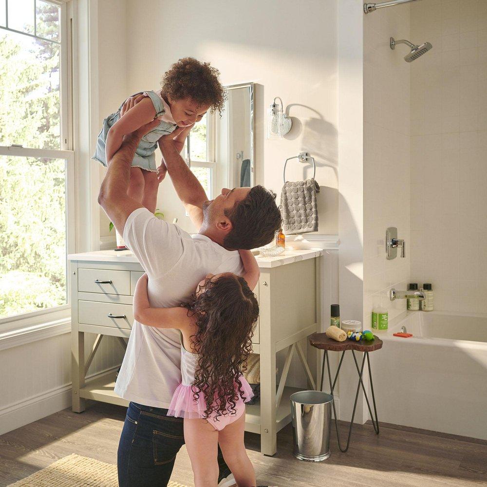 American Standard Polished Chrome Single Handle Single Function Bathtub & Shower Faucet Trim Only 