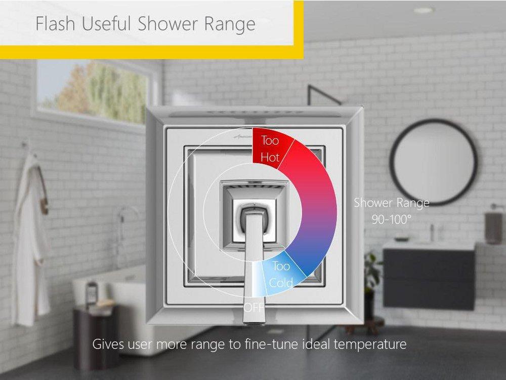 American Standard Brushed Nickel Single Handle Single Shower Faucet Trim Only 