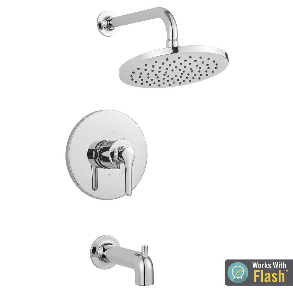 American Standard Polished Chrome Single Handle Single Function Bathtub & Shower Faucet (Trim Only) 