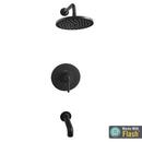 American Standard Matte Black Single Handle Single Shower Faucet Trim Only 