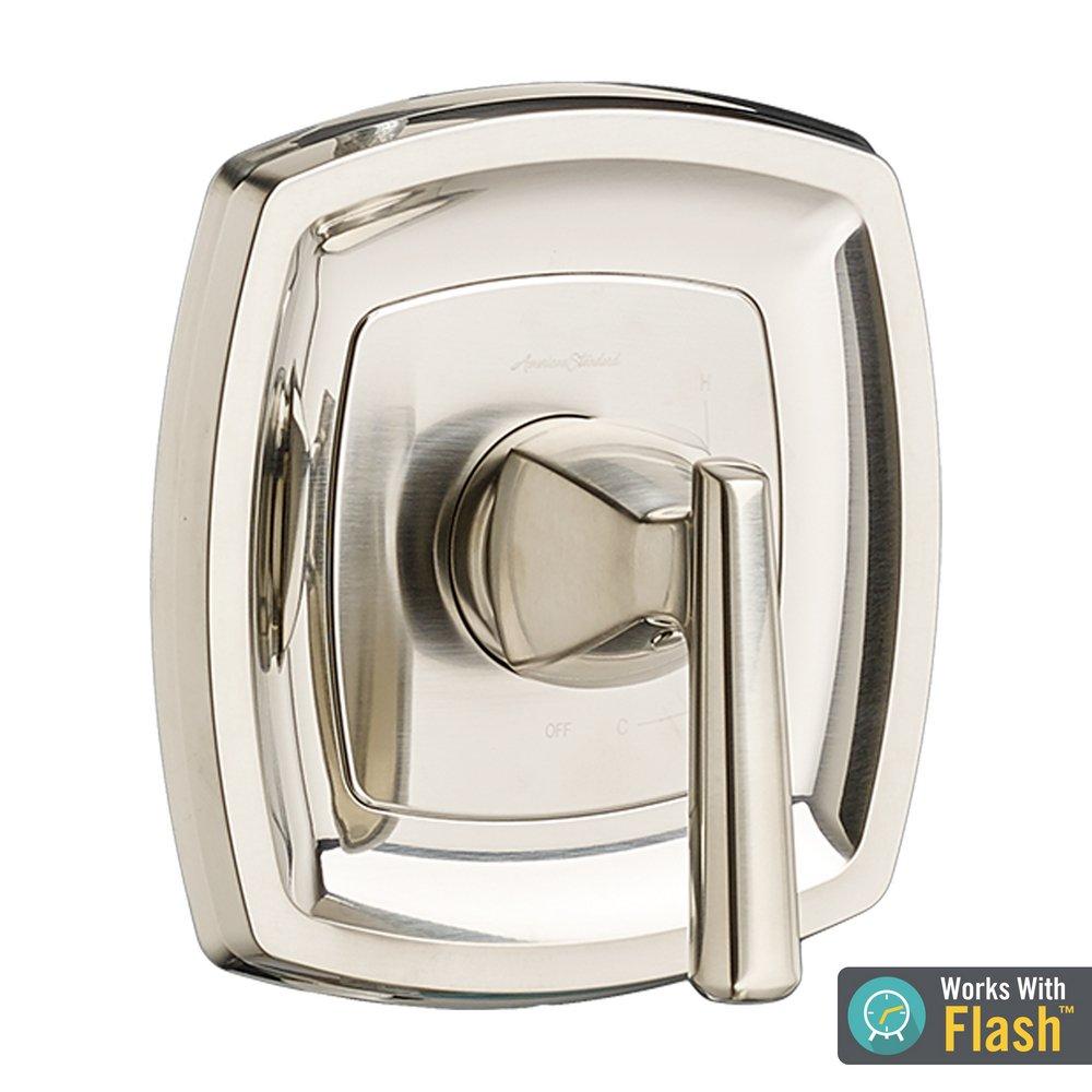 American Standard Brushed Nickel Single Handle Single Function Shower Faucet Trim Only 