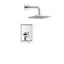 Single Handle Single Shower Faucet in Polished Chrome Trim Only