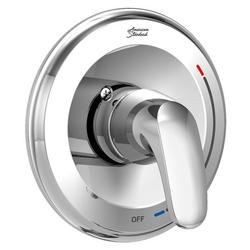 Single Handle Pressure Balancing Valve Trim in Polished Chrome