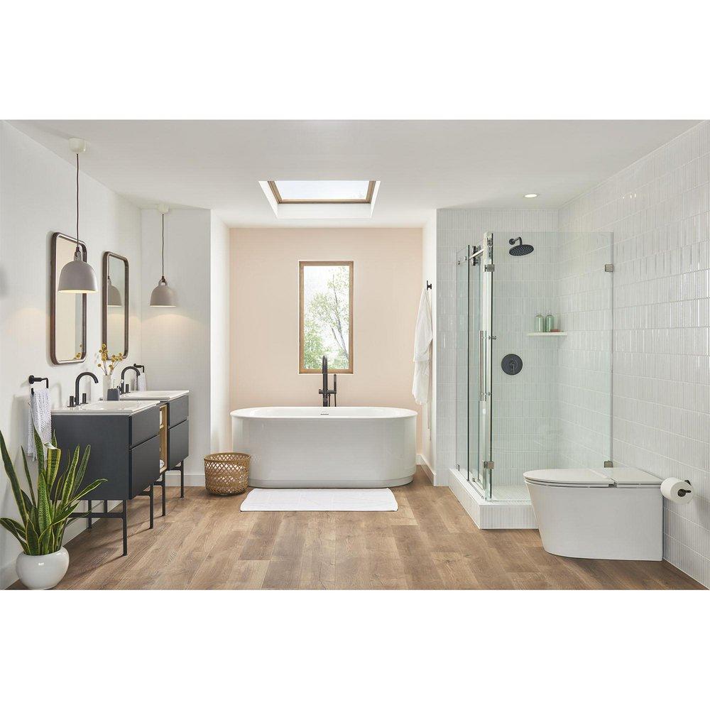 American Standard Matte Black Single Handle Bathtub & Shower Faucet (Trim Only) 