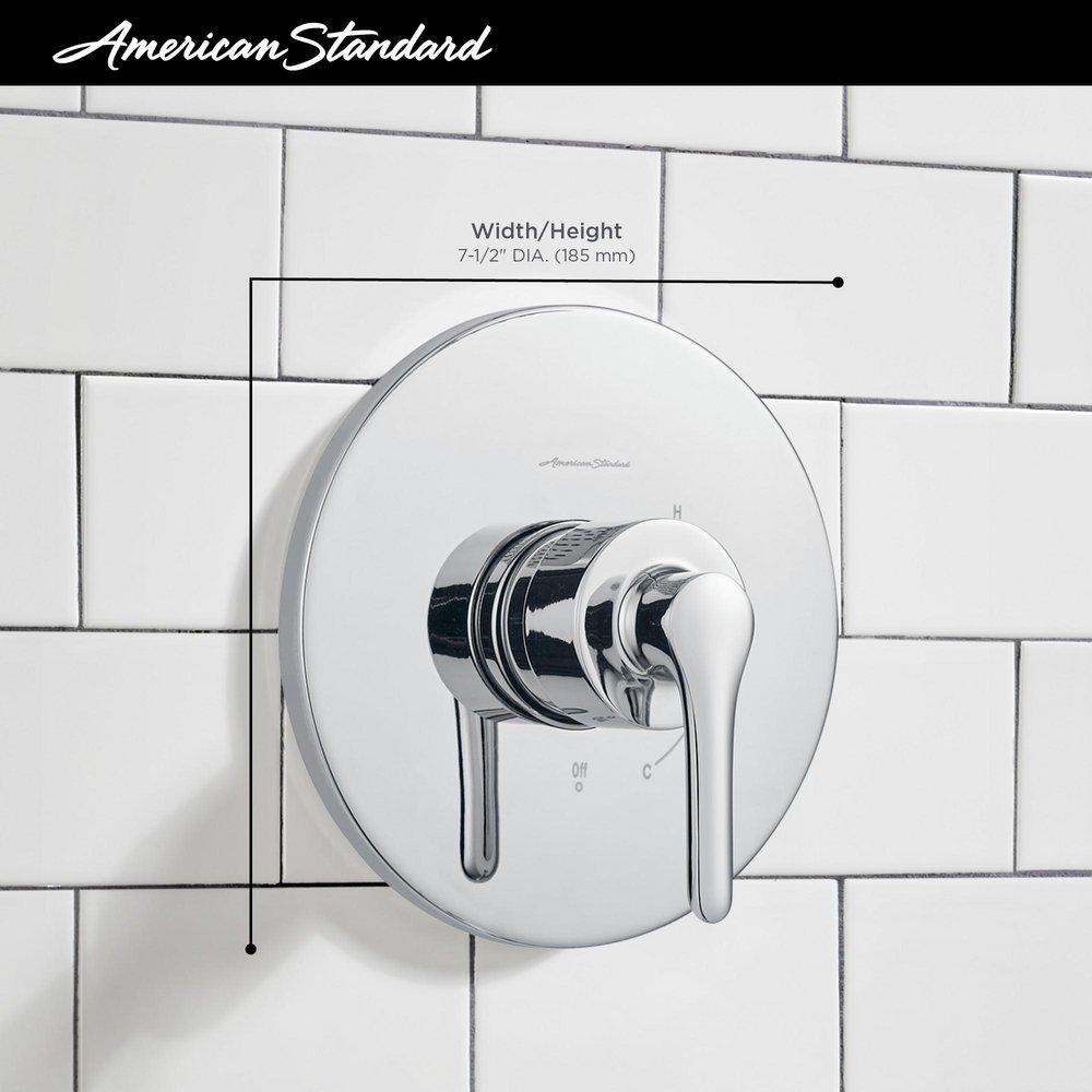 American Standard Matte Black Single Handle Bathtub & Shower Faucet (Trim Only) 