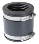 Fernco Clamp Reducing Plastic Coupling with Stainless Steel Band 