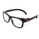 Polycarbonate Black Frame Safety Glass with Anti-fog Lens