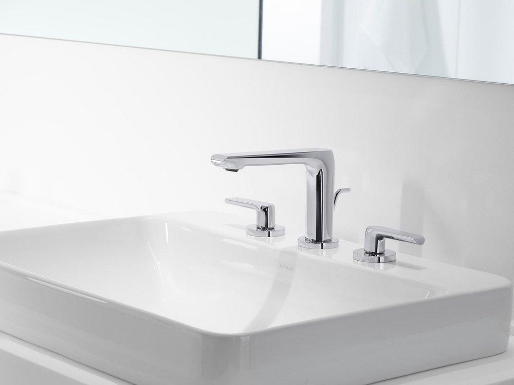 KOHLER Vibrant Rose Gold Two Handle Metal Lever Handle 