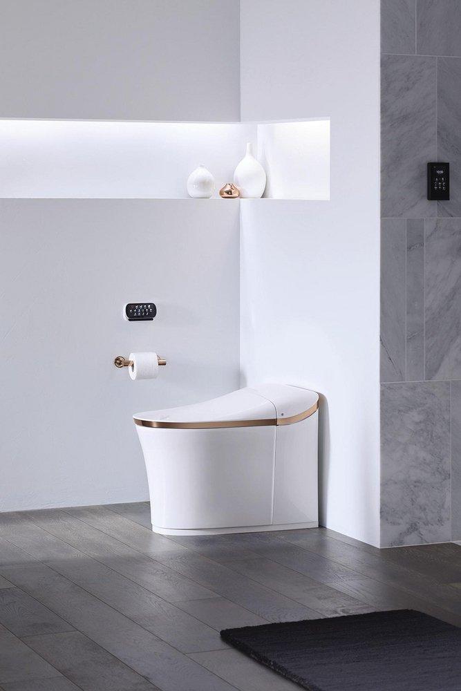 KOHLER Vibrant Rose Gold Two Handle Metal Lever Handle 