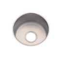 14-3/8 x 14-3/8 in. Stainless Steel Single Bowl Undermount Kitchen Sink in Soft Satin