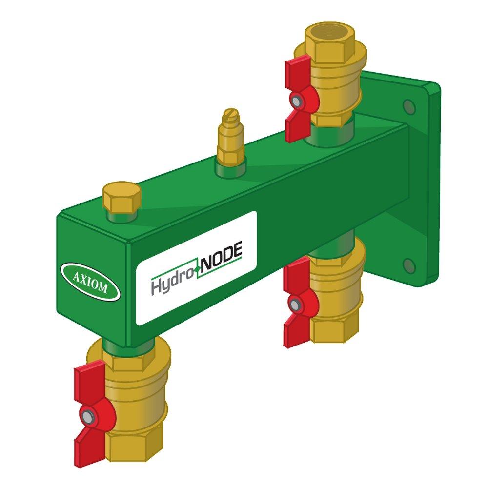 Axiom Industries Green Welded Steel and Brass Expansion Tank Bracket Full Kit 