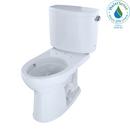 1.28 gpf Elongated Two Piece Toilet in Cotton White