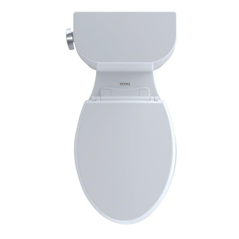 TOTO Cotton 1.28 gpf Elongated Floor Mount Two Piece Toilet 