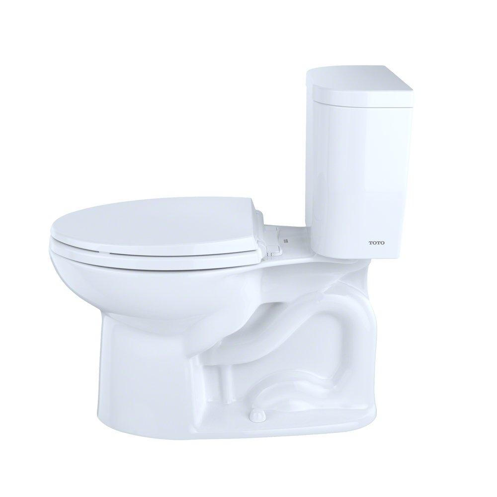 TOTO Cotton 1.28 gpf Elongated Floor Mount Two Piece Toilet 