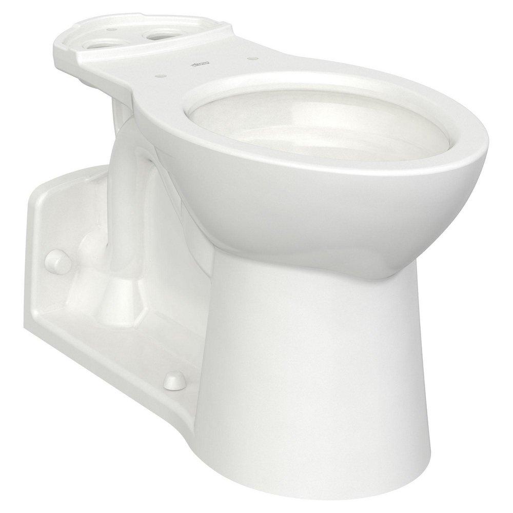 American Standard White 1.28 gpf Elongated Floor Mount Two Piece Toilet Bowl 