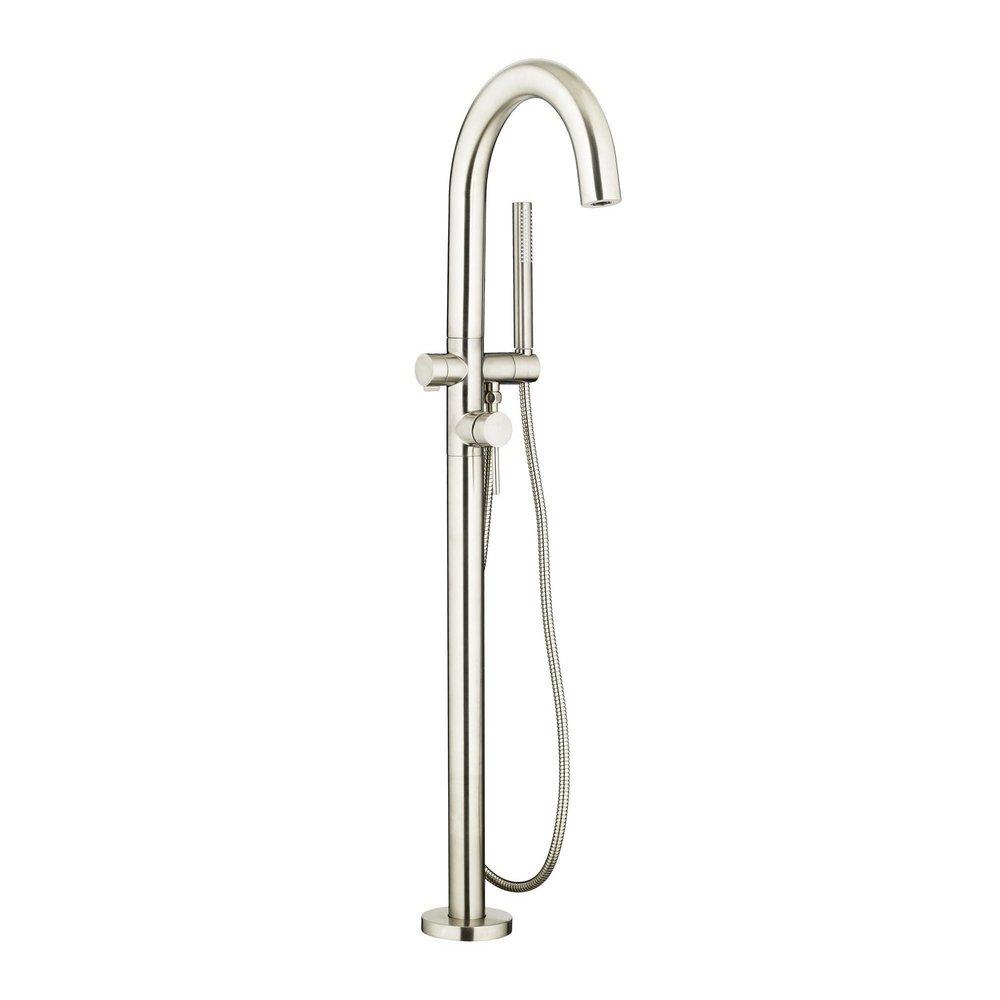 American Standard Brushed Nickel Single Handle Lever Floor Mount Filler 
