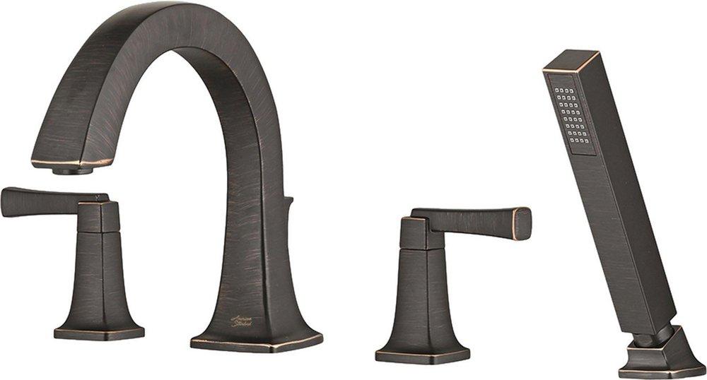 American Standard Brushed Nickel Two Handle Roman Tub Faucet Trim Only 