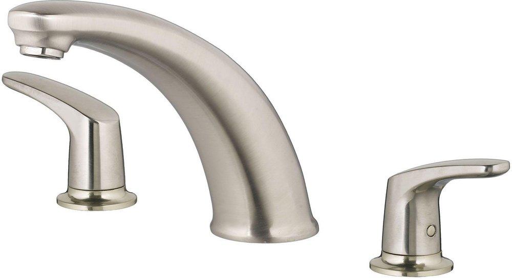American Standard Polished Chrome Two Handle Roman Tub Faucet Trim Only 