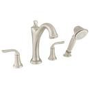 American Standard Brushed Nickel Two Handle Roman Tub Faucet Trim Only