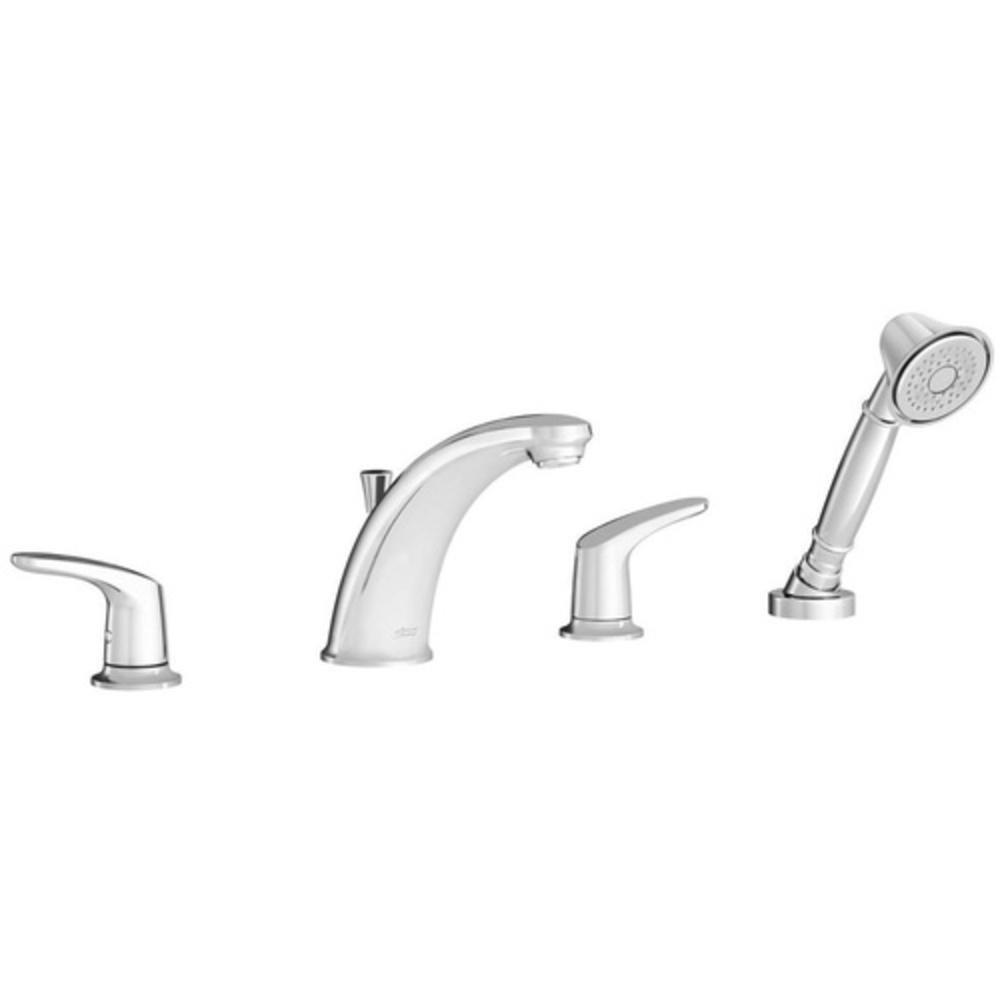 American Standard Polished Chrome Two Handle Roman Tub Faucet Trim Only 