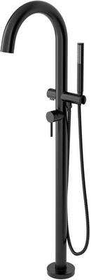 American Standard Matte Black Single Handle Lever Floor Mount Filler 