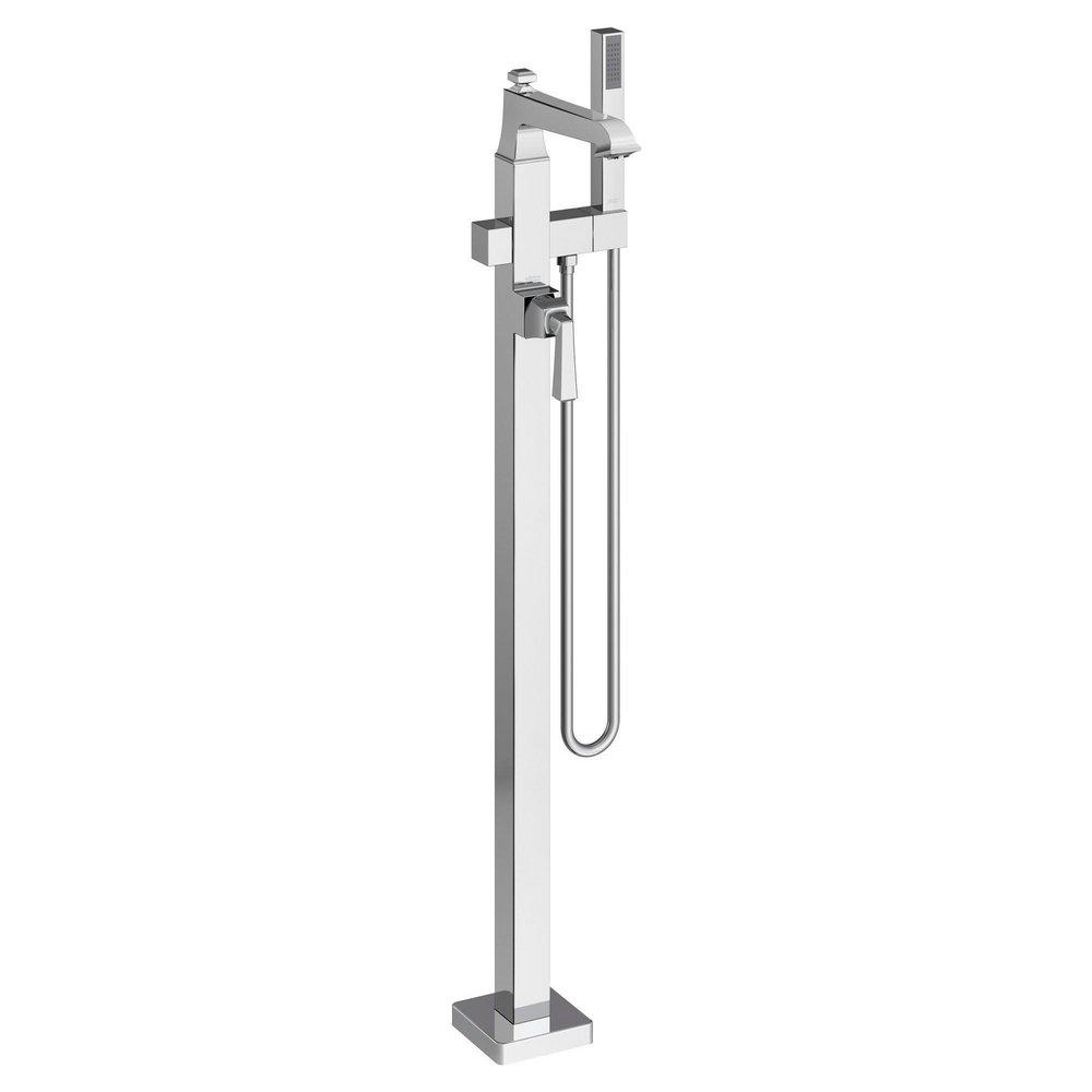 American Standard Polished Chrome Single Handle Lever Floor Mount Filler (Trim Only) 