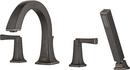American Standard Polished Chrome Two Handle Roman Tub Faucet Trim Only 