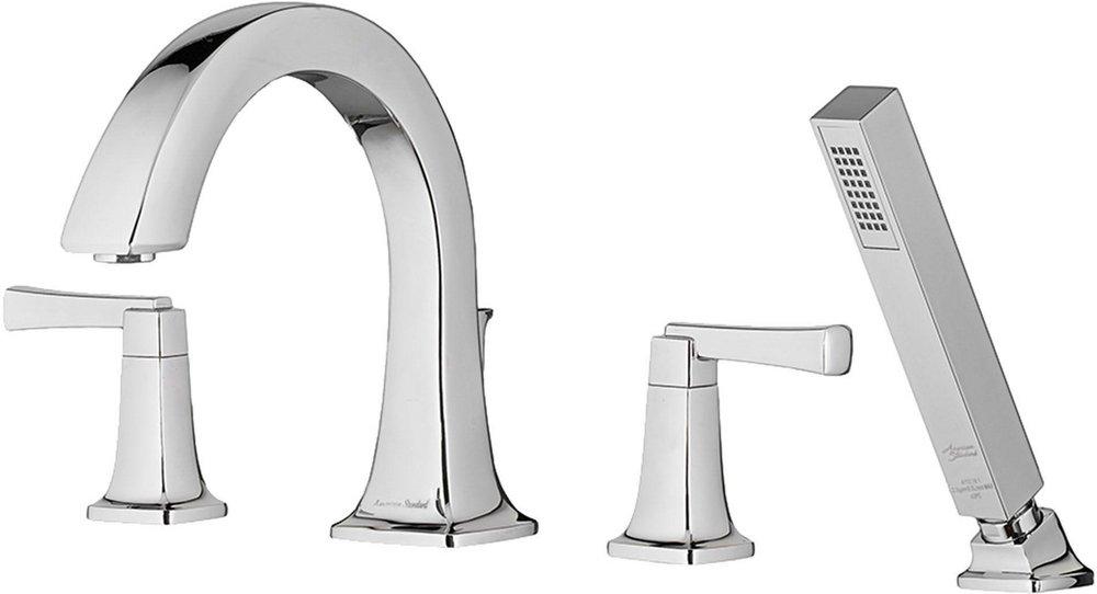 American Standard Polished Chrome Two Handle Roman Tub Faucet Trim Only 