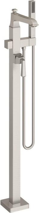 American Standard Brushed Nickel Single Handle Lever Floor Mount Filler 