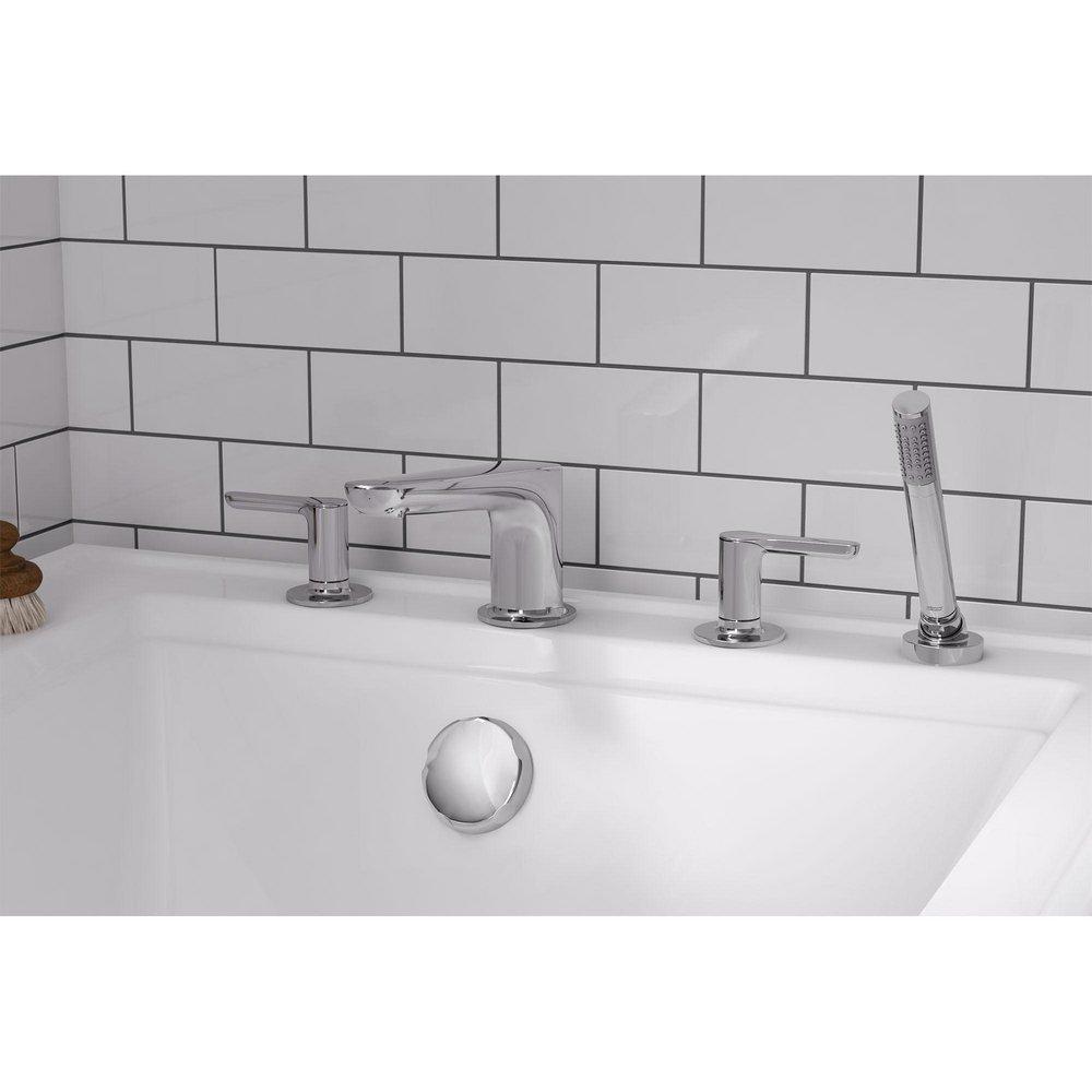 American Standard Polished Chrome Two Handle Roman Tub Faucet Trim Only 