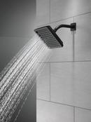 Delta Faucet Matte Black Single Function Full Showerhead 