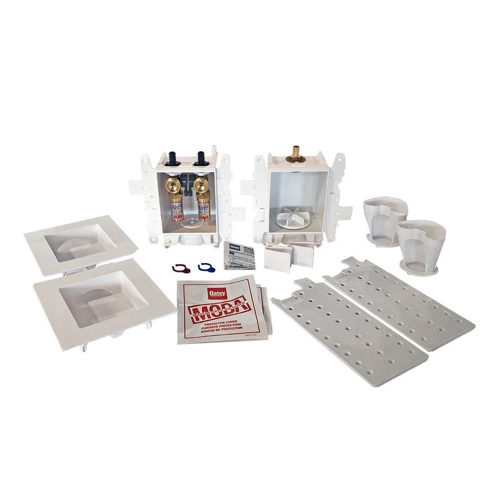 Oatey&reg; White 14 x 7 x 3-4/5 in. Washing Machine Tailpiece Adapter with Hammer 