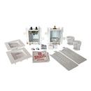 Oatey&reg; White 14 x 7 x 3-4/5 in. Washing Machine Supply Box 