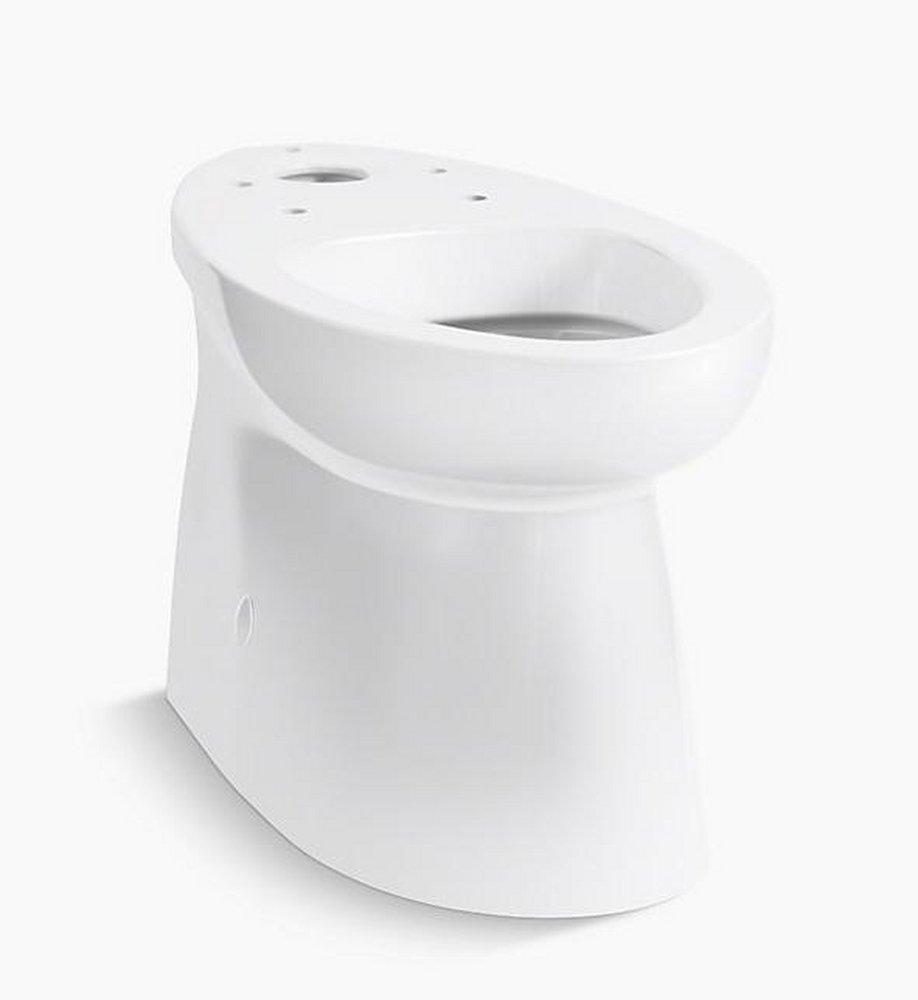 Sterling White 1.28 gpf Elongated Floor Mount Two Piece Toilet Bowl 