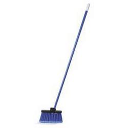 48 in. Synthetic Lobby Broom in Blue