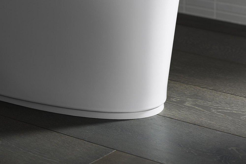 KOHLER White 1.28 gpf Elongated Floor Mount One Piece Toilet 