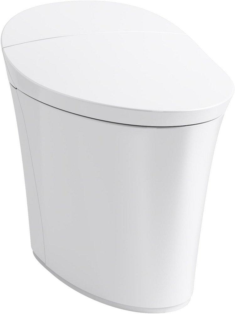 KOHLER White 1.28 gpf Elongated Comfort Height Dual Flush One Piece Toilet 