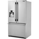36 in. 21.6 cu. ft. Counter Depth and French Door Refrigerator in Stainless