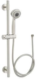 PROFLO&reg; Brushed Nickel 26 in. Slide Bar Hand Shower Kit 