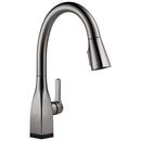 Single Handle Pull-Down Kitchen Faucet With Touch2O®and ShieldSpray®Technologies inBlack Stainless