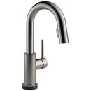 Delta Faucet Black Stainless Single Lever Handle Bar Faucet 