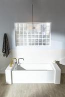 KOHLER Matte Black 16 gpm 3-Hole Bath Faucet Trim for High Flow Valve 