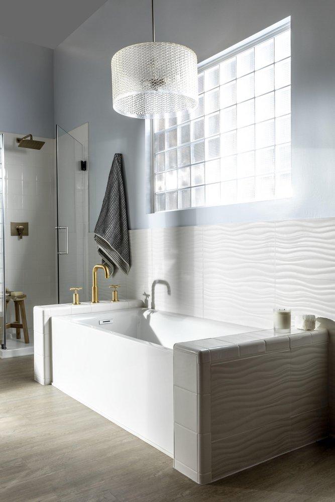 KOHLER Matte Black Two Handle Roman Tub Faucet Trim Only 