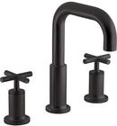 KOHLER Matte Black Two Handle Roman Tub Faucet Trim Only 
