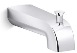 Diverter Tub Spout in Polished Chrome