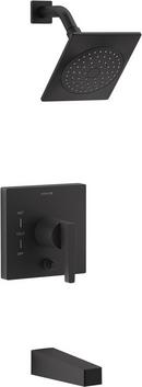 One Handle Single Function Bathtub & Shower Faucet in Matte Black (Trim Only)